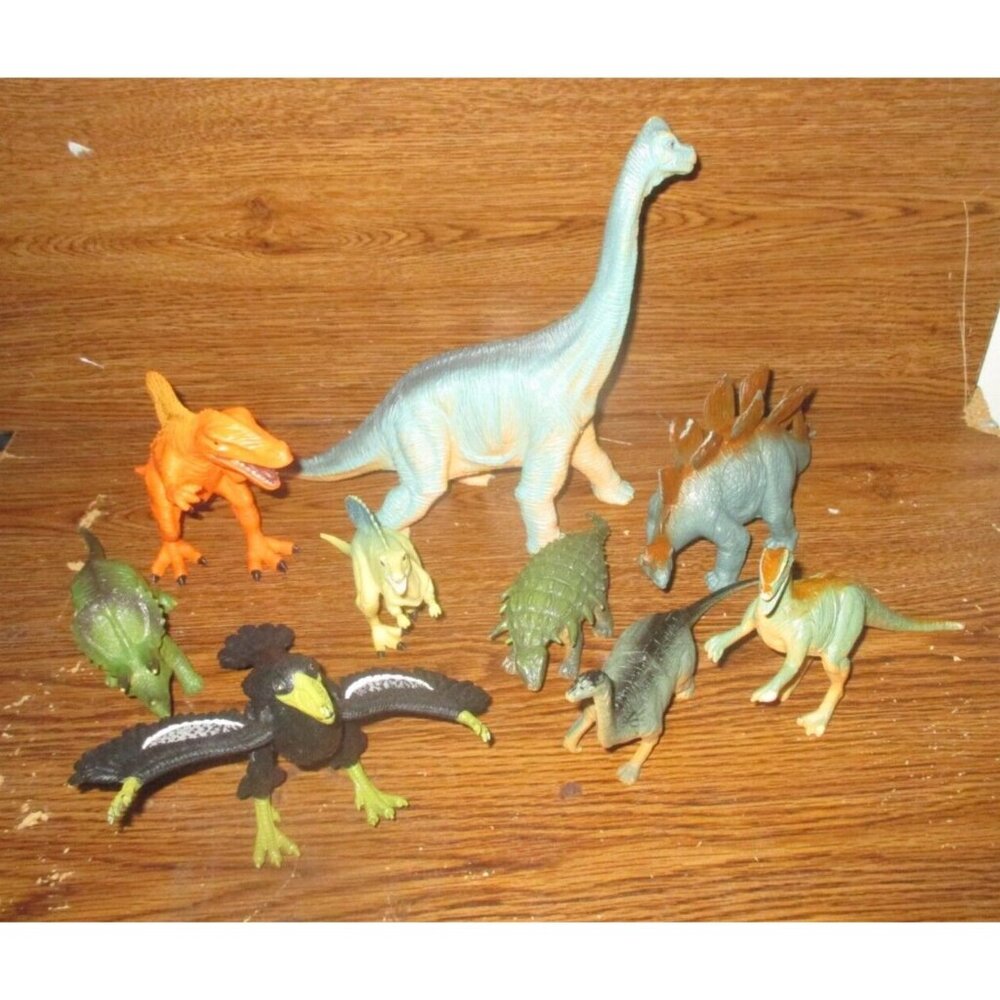 Mixed Lot of 9 Large Dinosaur Toys Figures from Kid Galaxy